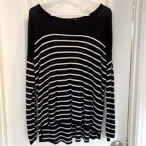 Long sleeved striped H&M sweater.